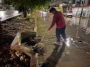 Despliegan alrededor de 200 trabajadores para realizar acciones por lluvias