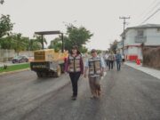 Supervisa Estefanía Mercado obras de infraestructura en Playa del Carmen