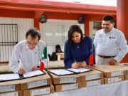 Donan 46 computadoras a dos secundarias de Cancún