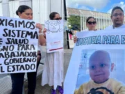 Brinda Mara Lezama apoyo a familiares del niño fallecido en el ISSSTE Cancún, por presunta negligencia