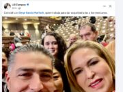 Jaguar Negro | Enciende Lili Campos las redes sociales con su nueva “selfie” morenista; esta vez, con Omar García Harfuch