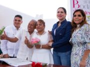 Dan el sí 280 parejas en Playa del Carmen durante las Bodas Colectivas 2025