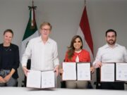 Se reúne Mara Lezama con embajador de los Países Bajos para fortalecer proyectos de protección ambiental en Quintana Roo