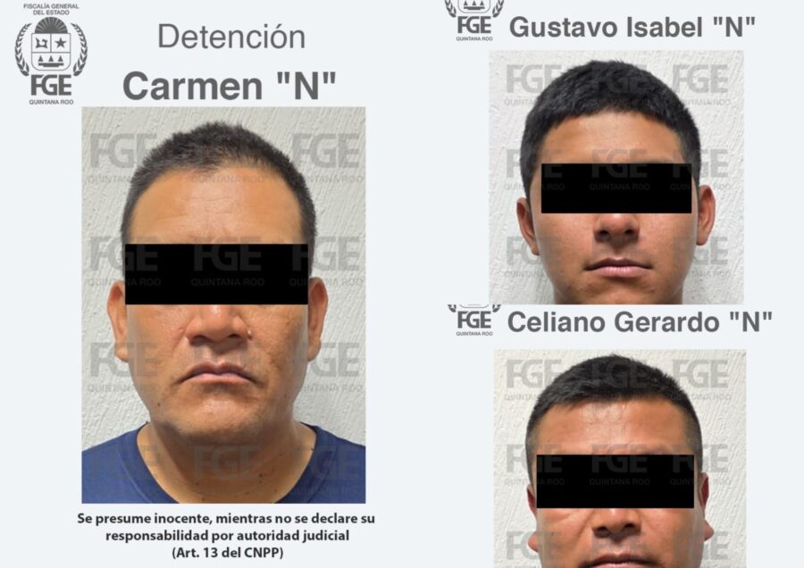 Tres policías de Tulum detenidos