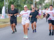 Celebra Ana Paty Peralta décima edición del medio maratón internacional de la mujer