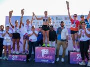 Con más de 2 mil atletas participa Mara Lezama en el Medio Maratón de la Mujer en Cancún