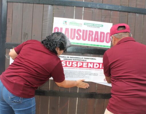 Clausuran autoridades 4 asentamientos irregulares ubicados en la Ruta de los Cenotes