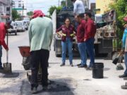 Mantiene Ana Paty Peralta programa de bacheo en Cancún