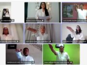 Toman protesta integrantes de los 11 consejos municipales del Ieqroo para la renovación del Poder Judicial