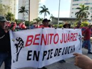 Inicia marcha del Comité Central de Lucha magisterial contra la iniciativa a la reforma a la Ley del ISSSTE