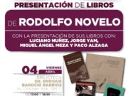 Anuncian presentación de libros de Rodolfo Novelo en Cancún
