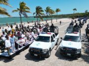 Con banderazo, Mara Lezama da inicio al “Operativo de Seguridad Vacacional de Semana Santa 2025”