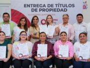 Fortalece Mara Lezama crecimiento ordenado de Isla Mujeres con entrega de 9 títulos de propiedad al municipio