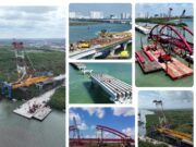 Cerca del 80% de avance lleva la construcción del Puente Nichupté