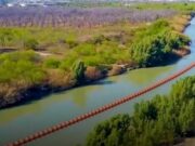 Prepara Trump primer muro flotante al sur de Texas