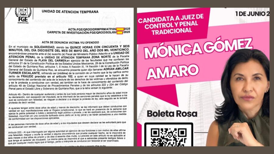 Denuncian a candidata