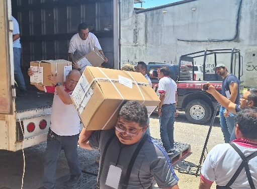 Llega a Chetumal el primer cargamento de material para la elección con el fin de renovar el Poder Judicial
