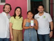 Visitan Renán Sánchez y Karen Castrejón Playa del Carmen para invitar a más personas a afiliarse