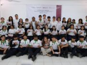 Mara Lezama entrega becas “Benito Juárez” en el CECyTE II de Playa del Carmen