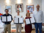 Atestigua Ana Paty Peralta firma de convenio de la plataforma «PERGUB»