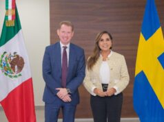 Fortalecen Mara Lezama y embajador de Suecia en México, Gunnar Aldén, sectores del turismo y la sustentabilidad
