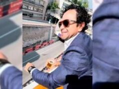 Exhiben a «Chanito» Toledo con un reloj valuado en 3.5 mdp en Gran Premio de Mónaco