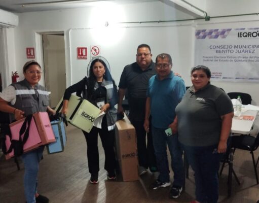 Inicia Ieqroo distribución de 3 mil 840 paquetes electorales para la jornada electoral