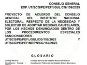Emitirá INE medidas cautelares por distribución de “acordeones” proselitistas rumbo a elecciones federales