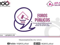 Tienen Ieqroo programados 4 foros con candidatos al Poder Judicial local para esta semana