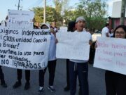 Protestan estudiantes del CREN Cancún por afectaciones administrativas y condiciones precarias