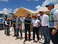 En campo, Ana Paty Peralta supervisa buen manejo de residuos sólidos