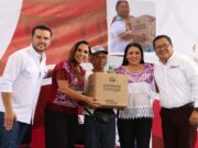 Justicia social a familias de Puerto Morelos con apoyo alimentario