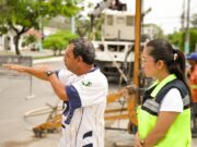 Supervisa Yensunni Martínez limpieza y rehabilitación de pozos de absorción en Chetumal
