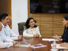 Firma Blanca Merari convenio de apoyo y colaboración con el Instituto Electoral de Quintana Roo