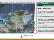 Lluvias este lunes y monitoreo a zona de baja presión en el Atlántico