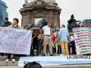 Protestan en el Ángel de la Independencia contra elección judicial