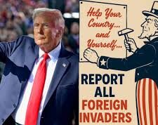Lanza Trump campaña para denunciar a migrantes