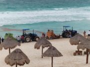 Pocas, cancelaciones de turistas por sargazo en Cancún