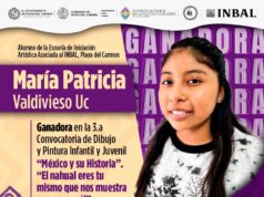 Niñas y niños pintores de Playa del Carmen destacan con sus obras a nivel nacional