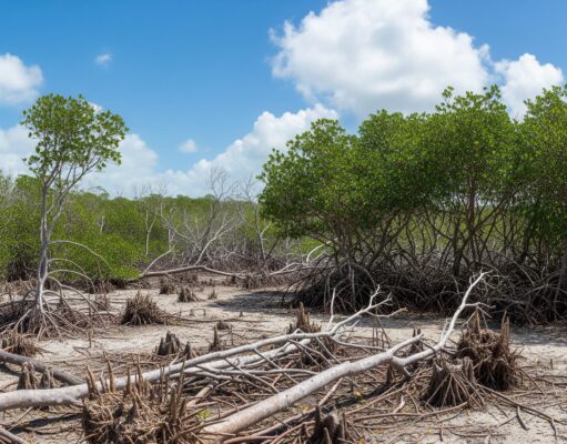 Denuncian devastación de manglar en Puerto Morelos