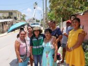 Supervisa Blanca Merari acciones de limpieza en la colonia «La fe»