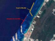 Pausa temporalmente empresa construcción del cuarto muelle en Cozumel