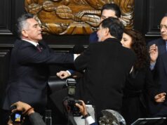 Gobernadores de Morena repudian agresión de «Alito» Moreno contra Fernández Noroña