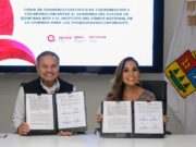 Firman acuerdo Mara Lezama y Octavio Romero, director del Infonavit, para liberar 51 mil hipotecas en Quintana Roo