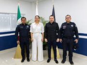 Estefanía Mercado reafirma su compromiso con la seguridad y la construcción de la paz en Playa del Carmen
