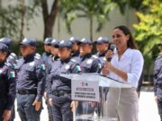 Refuerza Ana Paty Peralta transformación de la mejor policía en la historia de Cancún