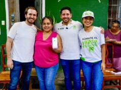 Fortalece Renán Sánchez el trabajo cercano con las familias de Villas del Sol