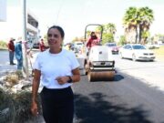 Mantiene Ana Paty Peralta permanente programa de bacheo en Cancún