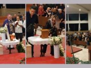 Flores, aplausos y lluvia marcan adiós a Mario Machuca
