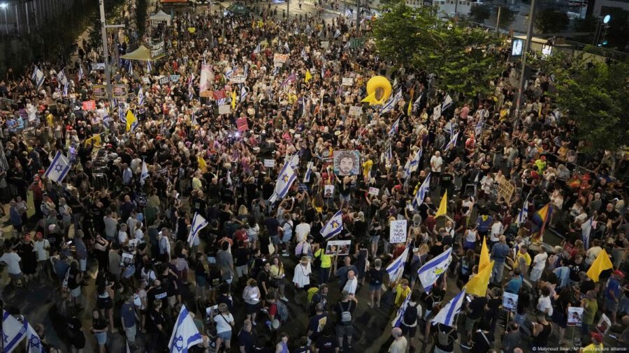protesta en tel aviv